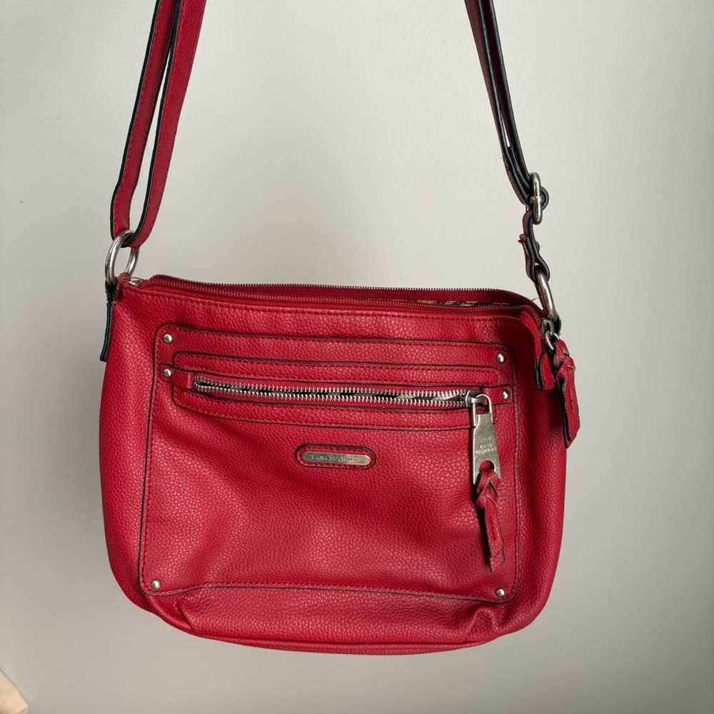 Red Leather Shoulder Bag